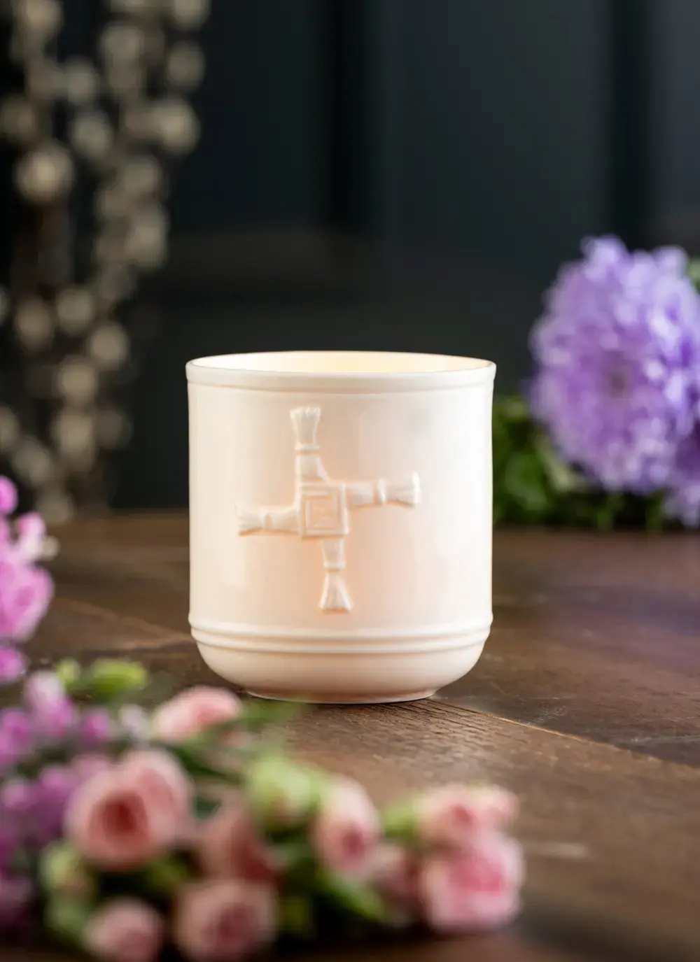 St Brigid Cross Candle Jar